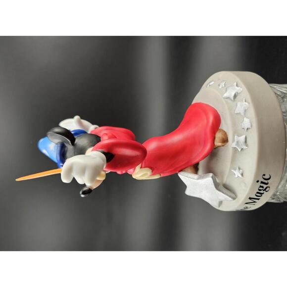 Disney Sorcerer Mickey Figurine 1996 WDW 25th Anniversary 5 In Tall - Picture 4 of 11